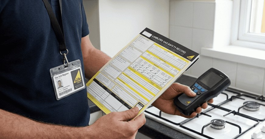 Gas safety inspection for a landlord in Croydon and South London