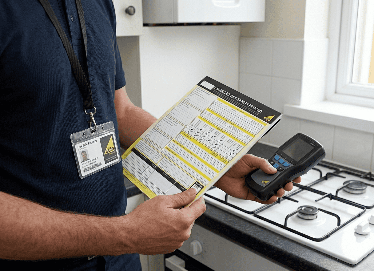 Gas safety inspection for a landlord in Croydon and South London