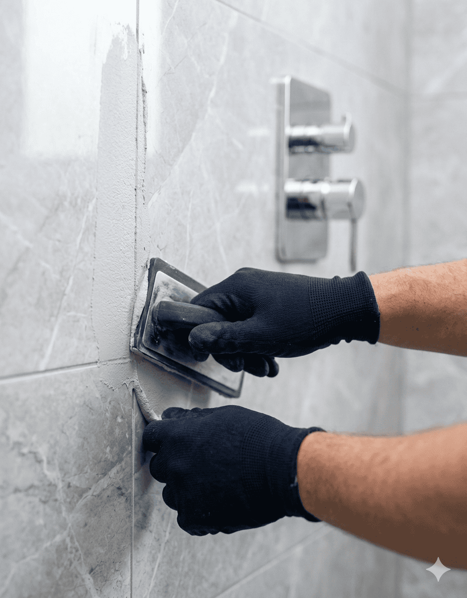 professional-tiler-grouting-marble-effect-tiles